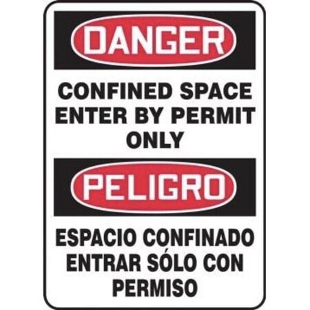Accuform SPANISH BILINGUAL OSHA DANGER SBMCSP143XP SBMCSP143XP